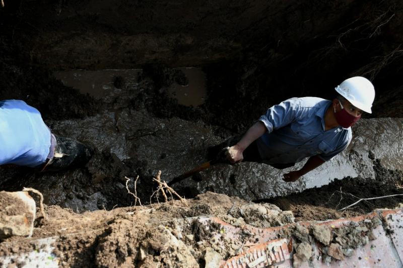 Terminaron las tareas de reparación sobre el Acueducto Norte