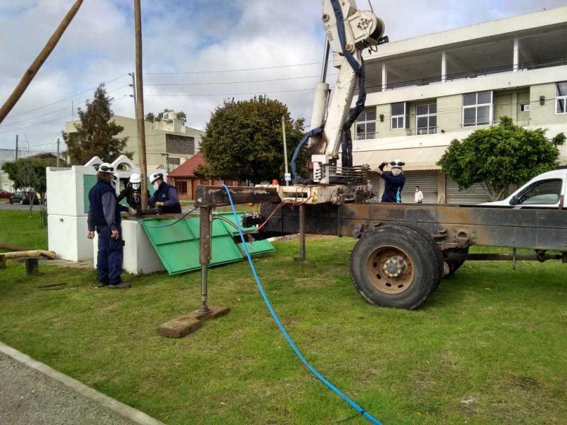 Culminaron los trabajos sobre la red de agua en San Carlos