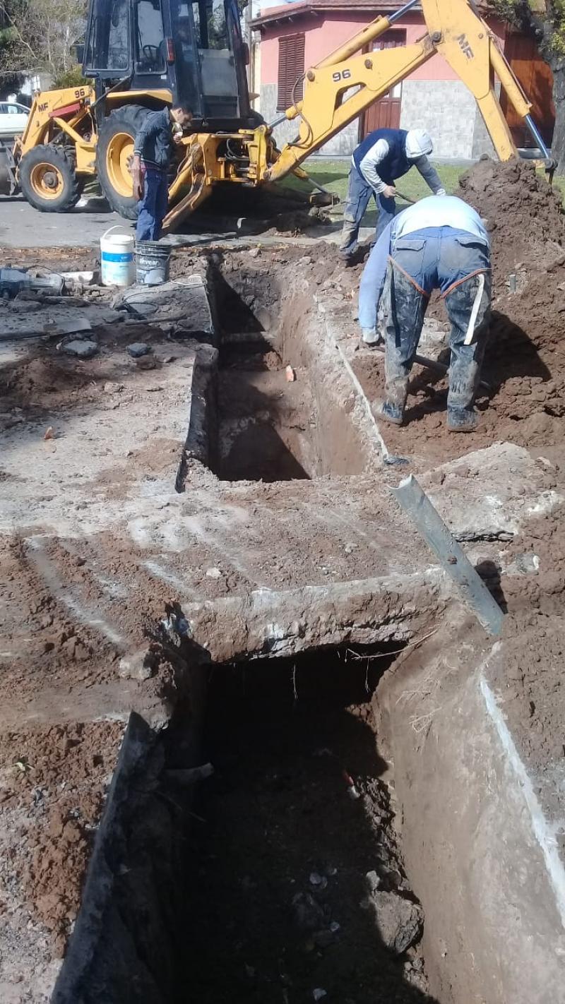 Etapa final de importante obra de cloacas en Bragado