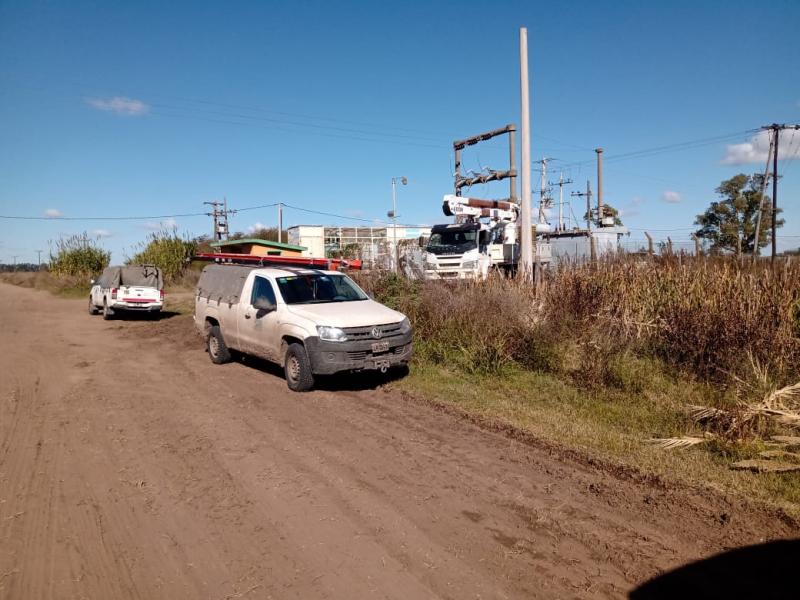 Etapa de recuperación en Moctezuma luego del corte energía