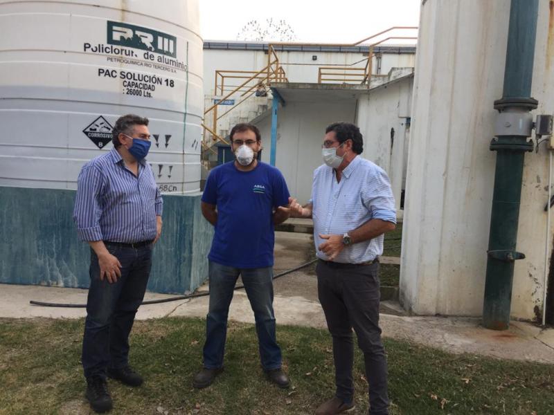 Visita de funcionarios a la Planta de ABSA en General Alvear