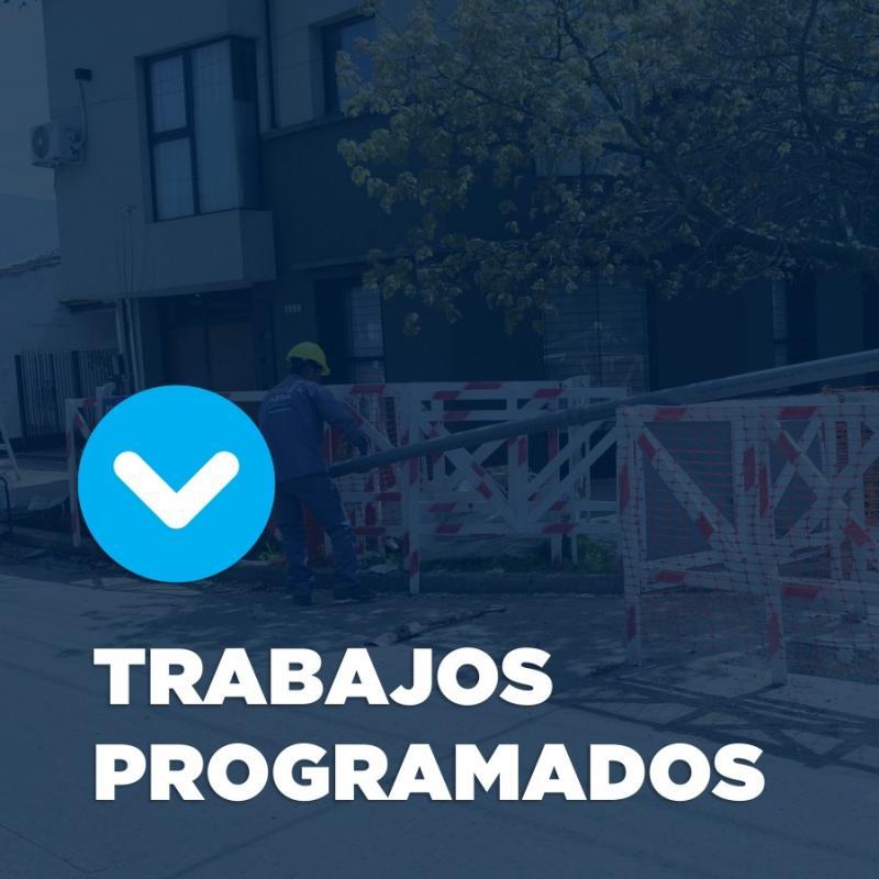 Trabajos programados sobre la red de agua de General Belgrano