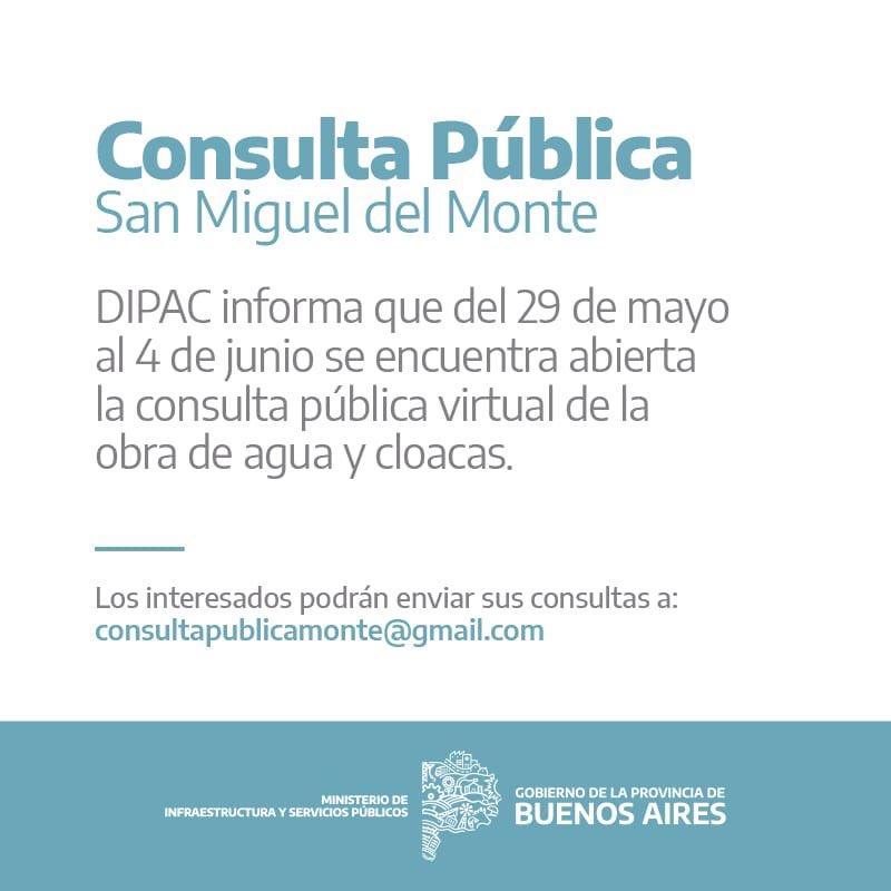 A partir de hoy los interesados podrán inscribirse para participar de la consulta pública