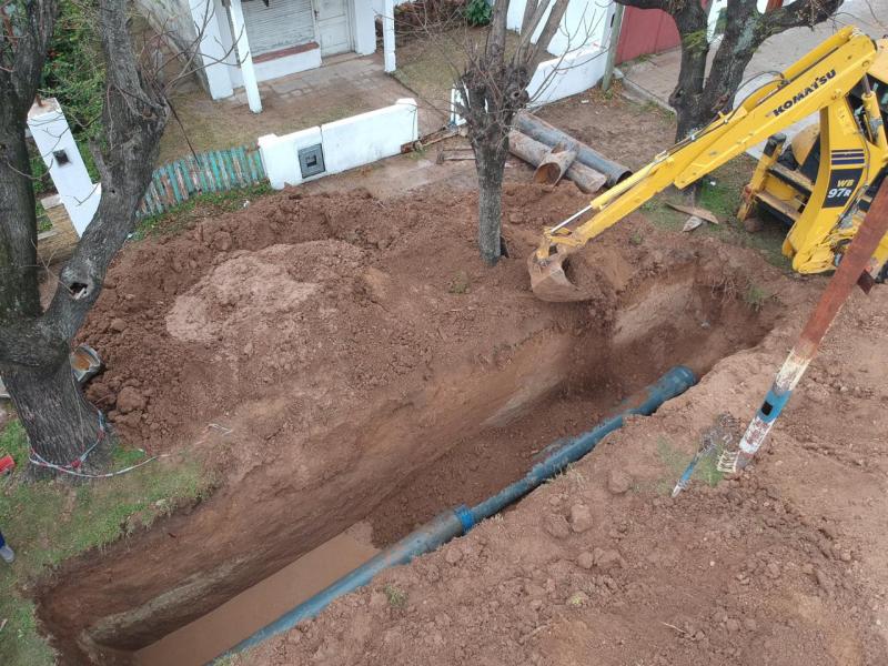 Finalizó la reparación sobre el Acueducto Norte en La Plata