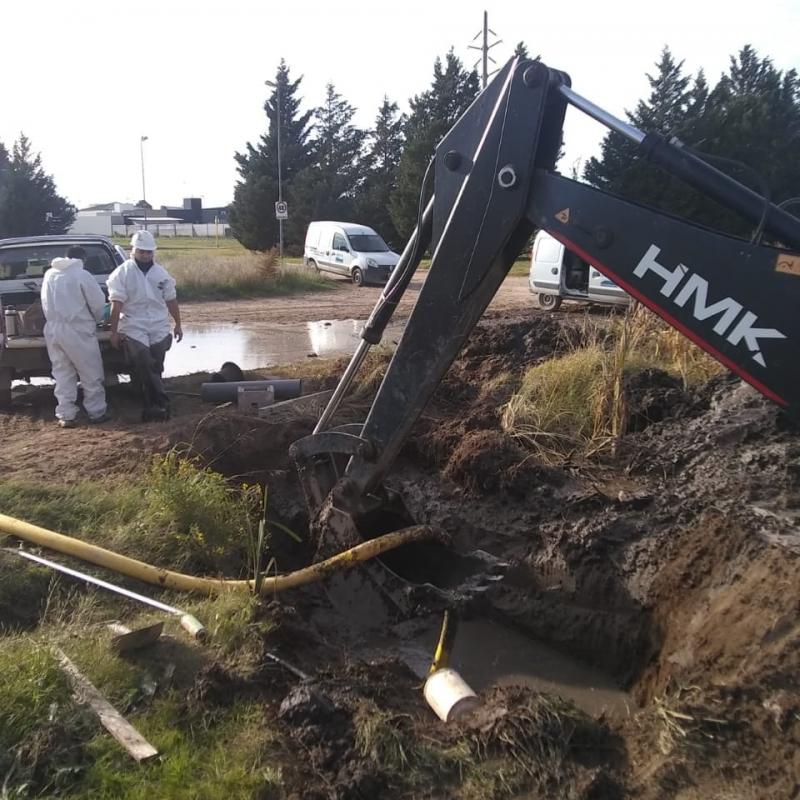 Tareas de mantenimiento en Bahía Blanca