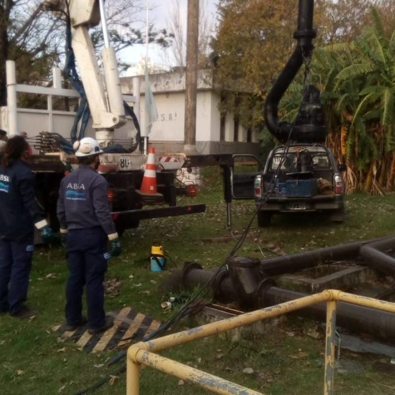 Trabajos de mantenimiento en La Plata