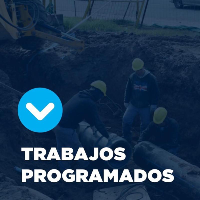 Trabajos programados sobre la red de agua de Chivilcoy