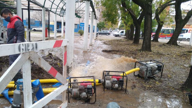 Tareas de mantenimiento en La Plata