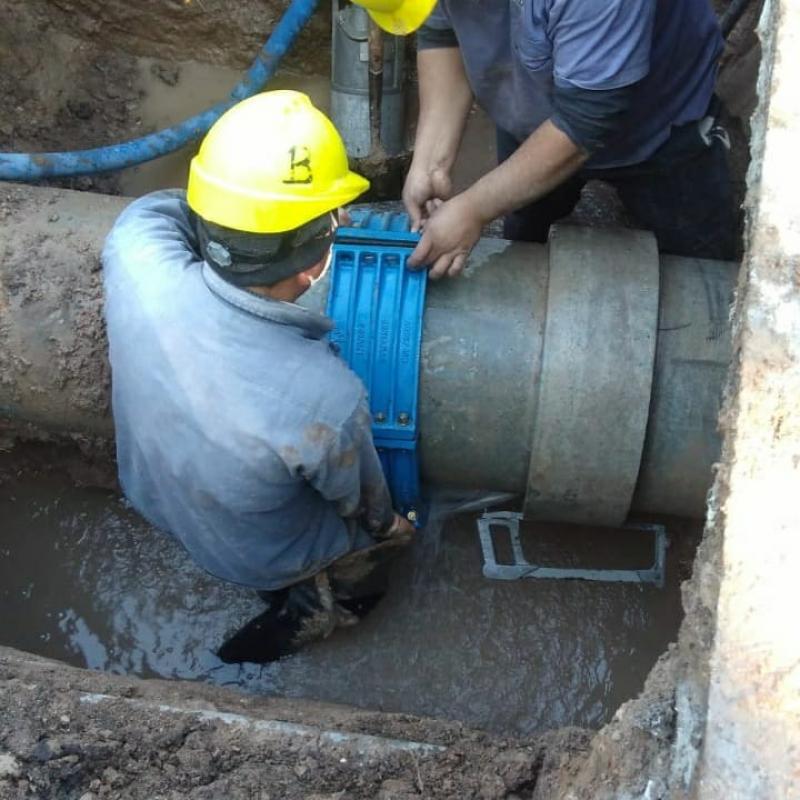 Finalizaron las reparaciones sobre la red de agua en La Plata
