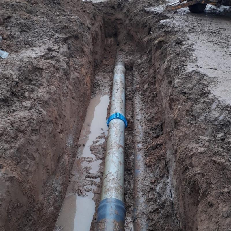ABSA reparó un acueducto en Lincoln