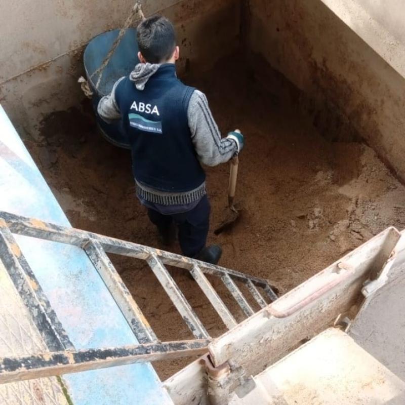 ABSA repara un filtro en Patagones