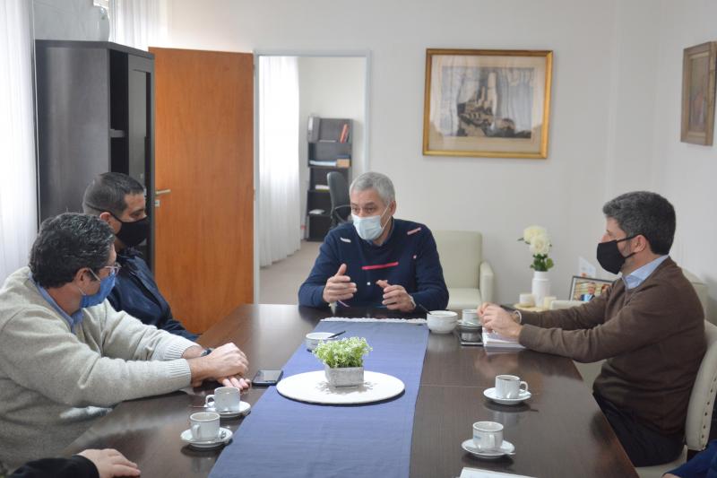 El Presidente de ABSA mantuvo una reunión de trabajo con el Intendente de Berisso