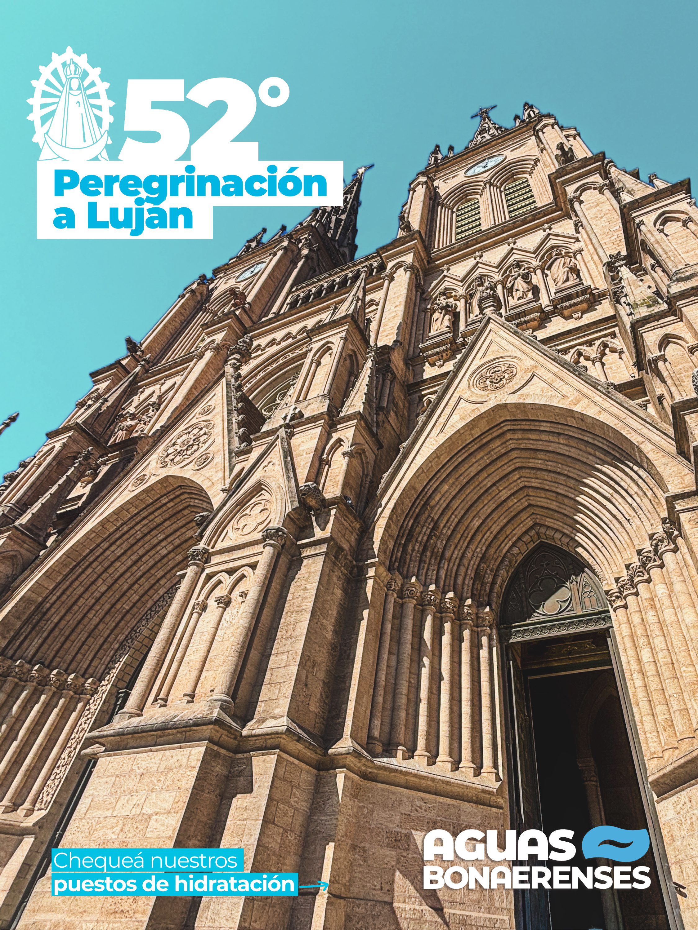 52° Peregrinación Juvenil a Luján: Aguas Bonaerenses dispondrá de puestos de hidratación para los fieles