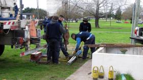 La Plata - ABSA cambió bombas en distintas perforaciones