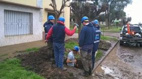 Carlos Casares: reparación de cañería y cambio de bomba en la Planta Potabilizadora