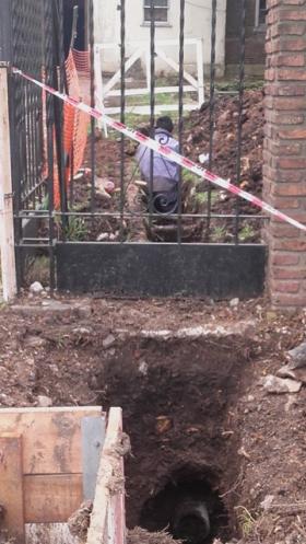 ABSA realizó trabajos frente a la casa de la Mujer adolescente de la provincia de Buenos Aires