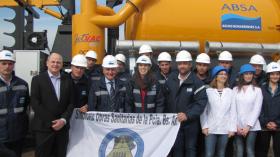 Bahía Blanca - Vidal recorrió la importante obra de ABSA “Primera Cuenca”