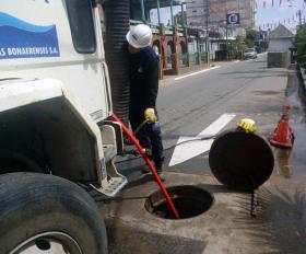 Villa Gesell: ABSA culminó las tareas de limpieza del colector principal de la ciudad