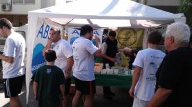 La Plata - ABSA colaboró en la hidratación de una nueva maratón