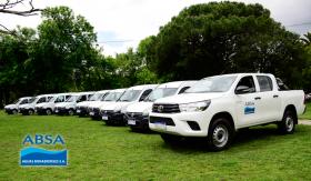 Aguas Bonaerenses SA comenzó el plan de renovación de la flota automotriz