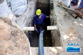 La Plata - Continúan las obras del recambio de cañerías de agua