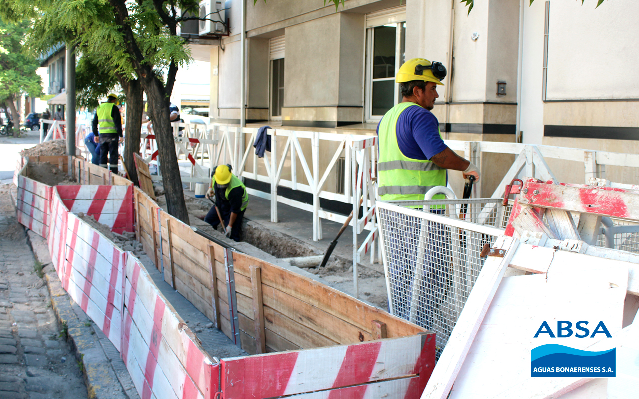 Bahía Blanca - ABSA invierte más de 34 millones en renovación de cañerías