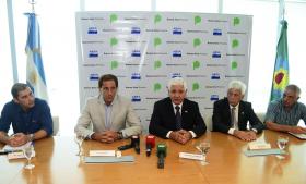 El Presidente de ABSA presentó junto al Intendente la obra del Acueducto Norte