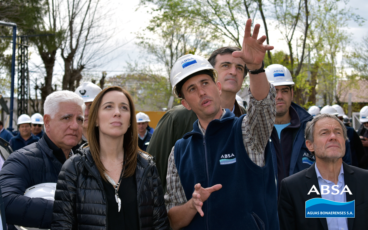 Vidal Sardella y Uset recorrieron La puesta en valor de la Planta Depuradora de Punta Alta